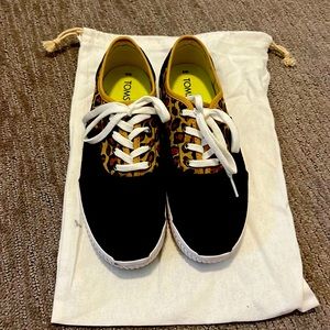 Toms lace up sneakers - leopard